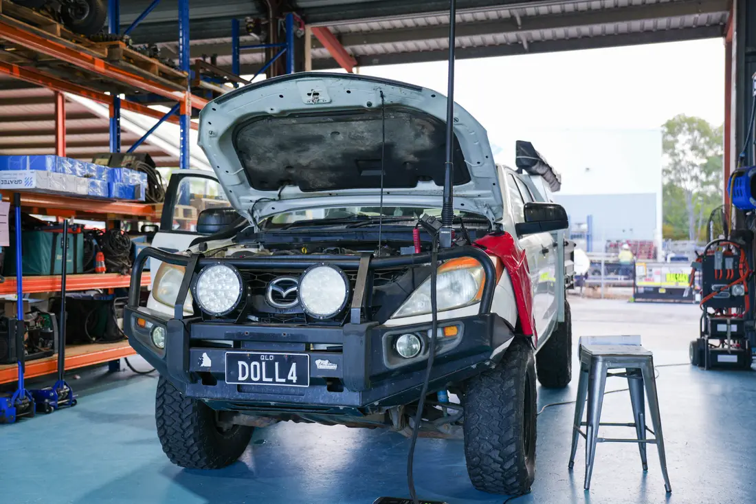 4WD spotlight and accessory fit-out